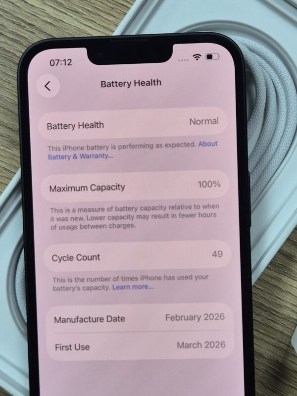 iPhone 17e 256GB Black Color (Pre-owned)