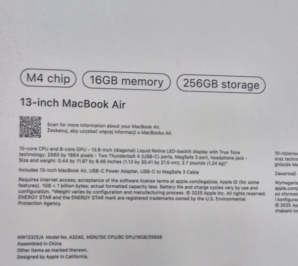 2026/05/1001107662-scaled.jpg 13-Inch MacBook Air M4 Chip 16GB 256GB (New Condition)