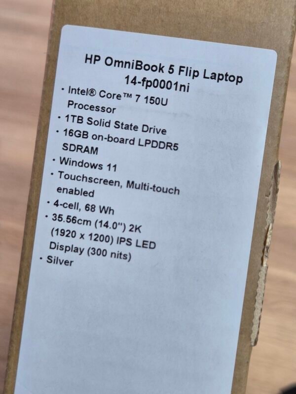 2026/05/1001124247-scaled.jpg HP OmniBook 5 Flip Laptop 14 Intel Core 7 150U 16GB 1TB (New Condition)