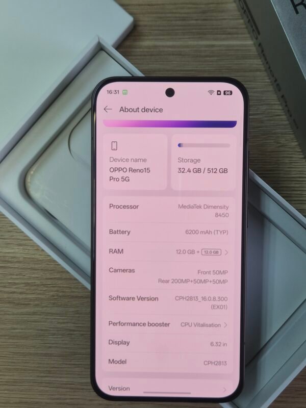 Oppo Reno 15 Pro 5G Dusk Brown (Pre-owned)