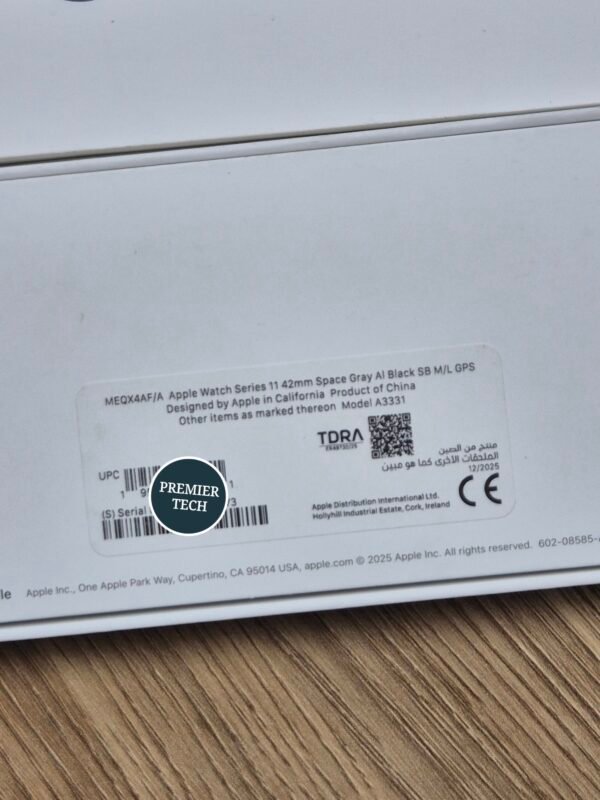 2026/09/1001310147-scaled.jpg Apple Watch Series 11 42mm GPS Space Grey (Brand New)