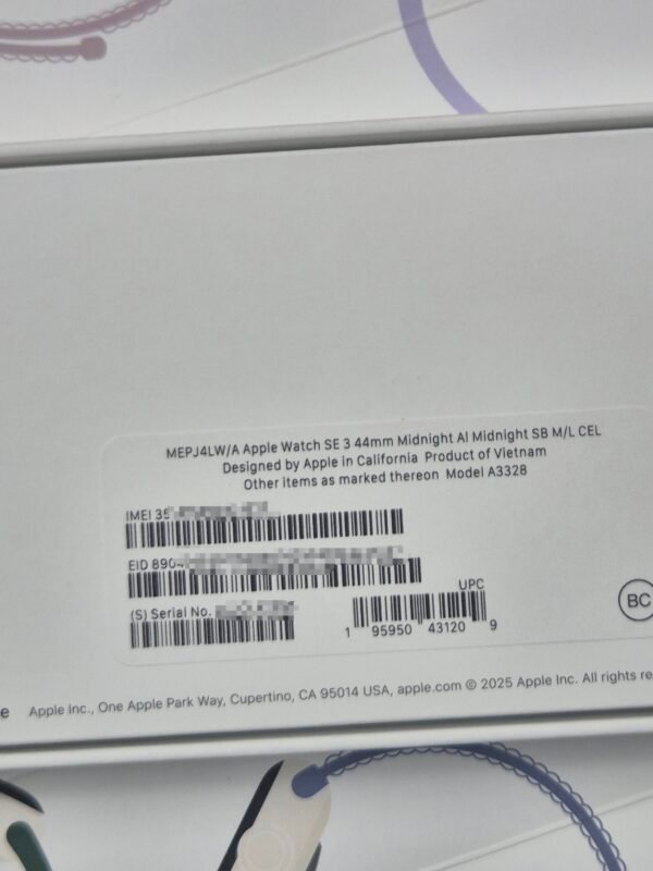 Apple Watch SE 3rd Gen 44mm GPS + Cellular (New Sealed)