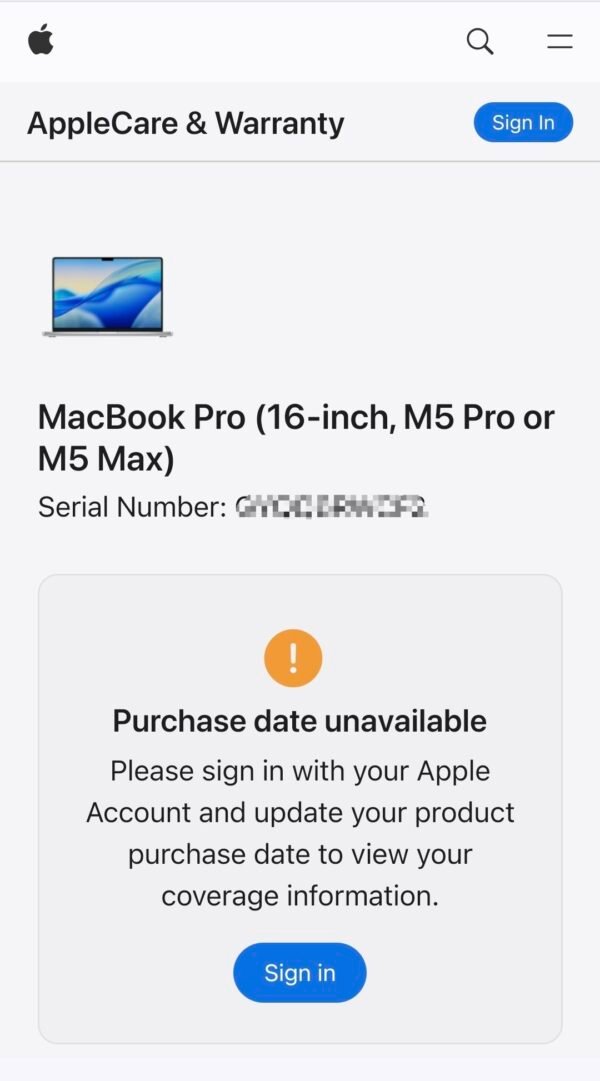 MacBook Pro 16-Inch M5 Pro 48GB 1TB SSD Silver (NEW SEALED)