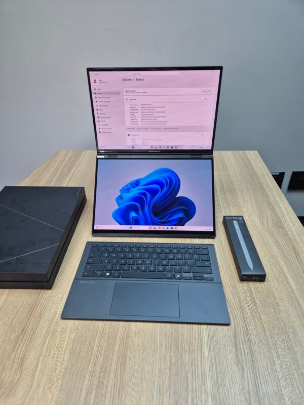 2026/09/1001337427-scaled.jpg ASUS Zenbook DUO 14 Inch OLED Core Ultra 9 285H 32GB RAM 1TB SSD (Pre-owned)